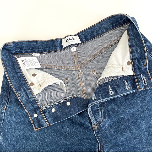 Agolde Dame High Rise Wide Leg Jeans - Picture 7 of 12